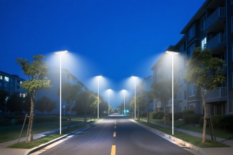 Outdoor LED solar courtyard lamp