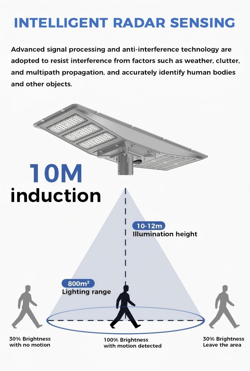 Solar Street Light with Motion Sensor