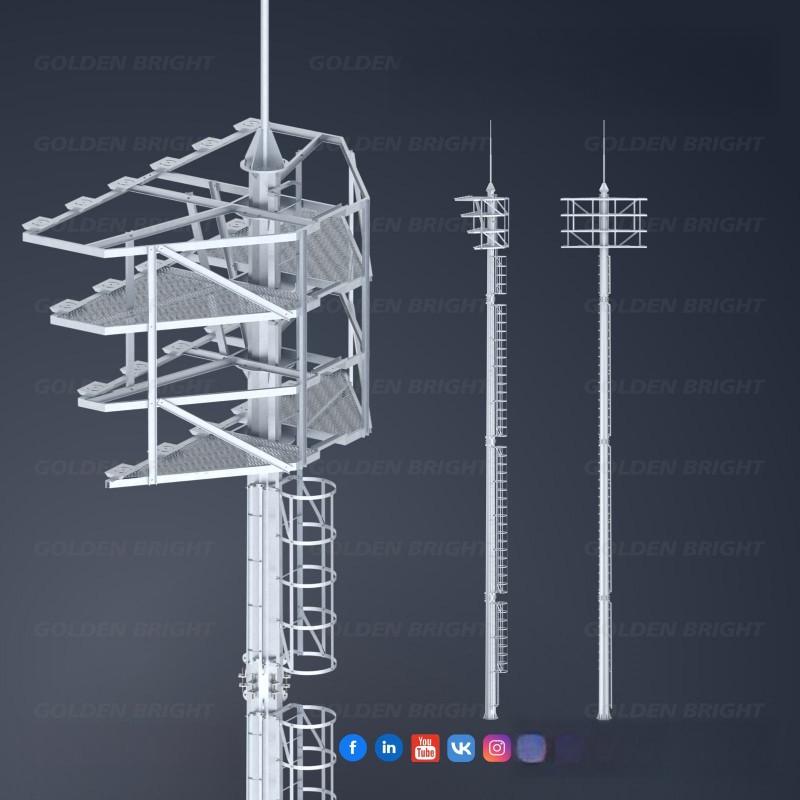 Waterproof Adjustable High Mast Light For Basketball Court Stadium