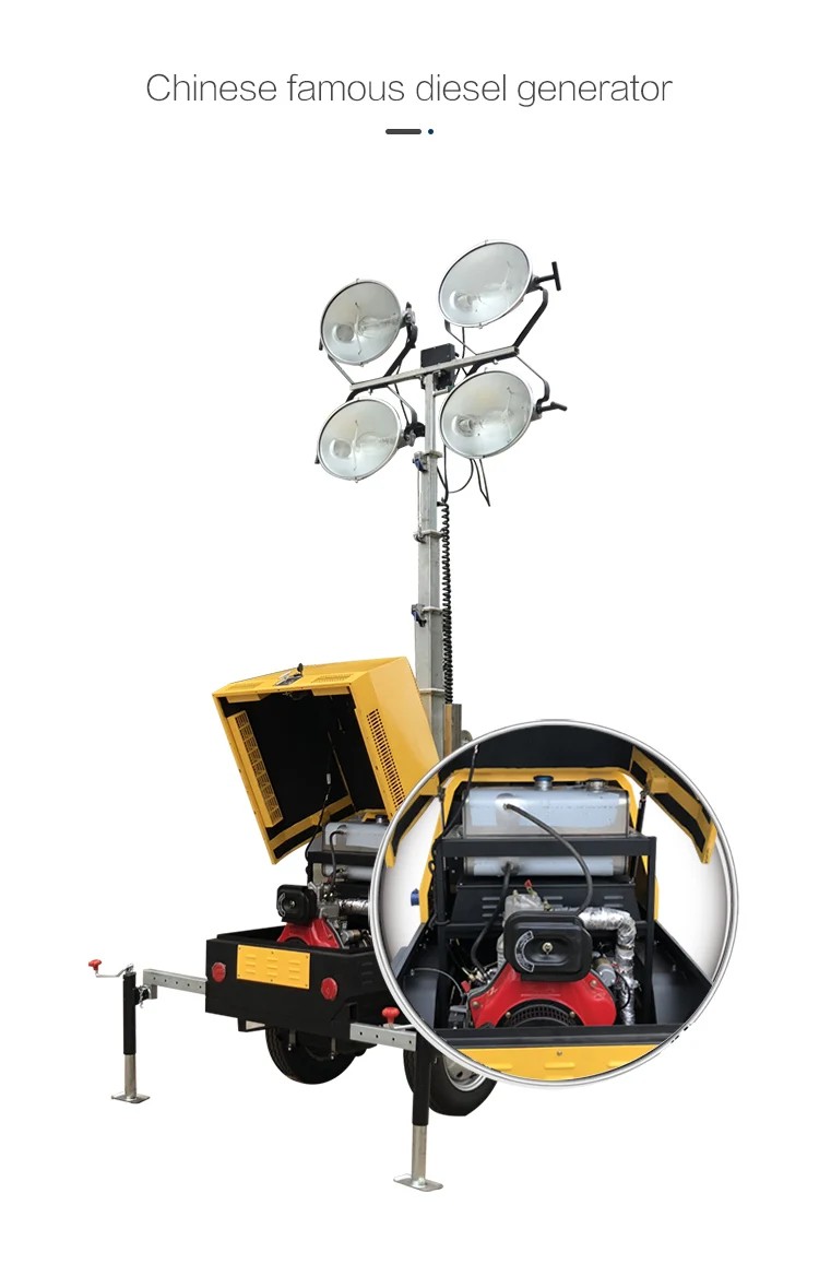 Diesel Generator Mobile Light Tower