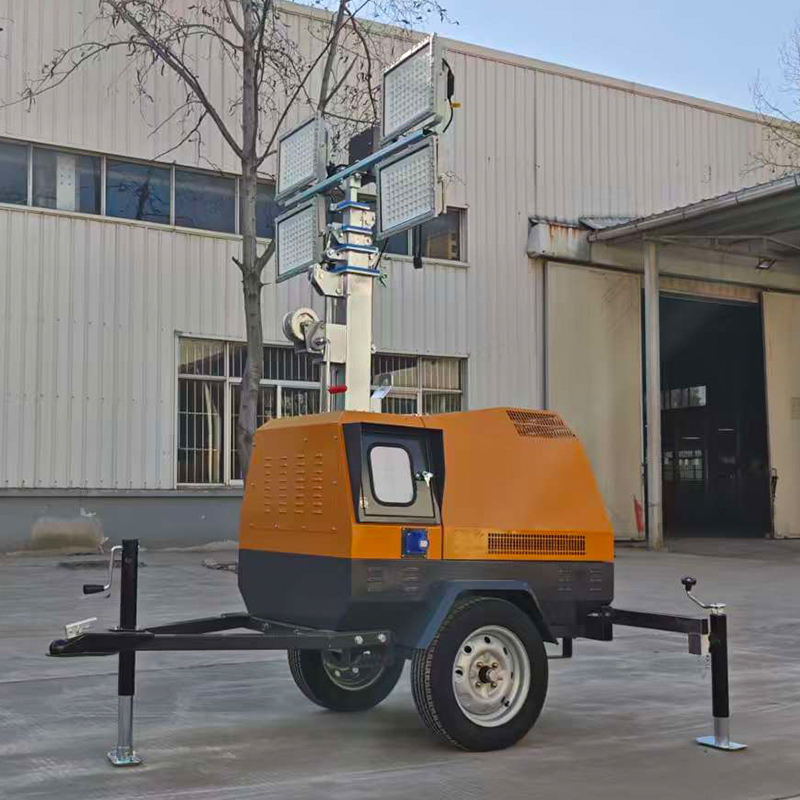 Outdoor Emergency Diesel Mobile Light Tower