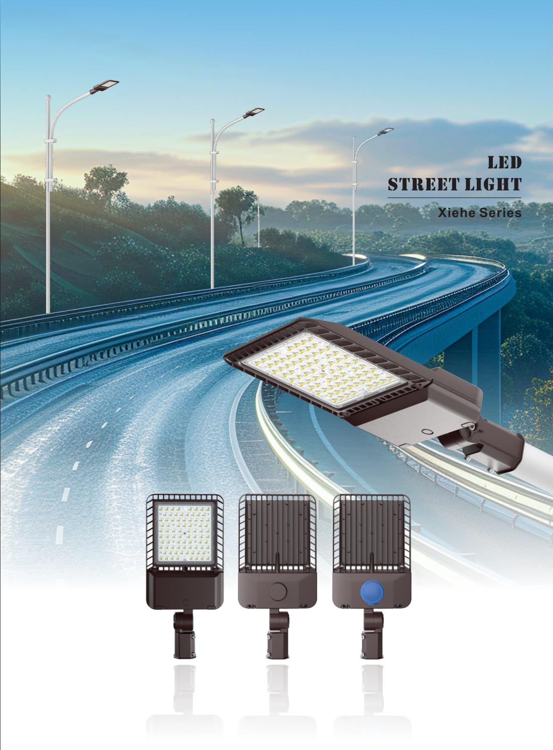 100W Wall Mount LED Street Light, IP67 Waterproof Outdoor Road Lamp