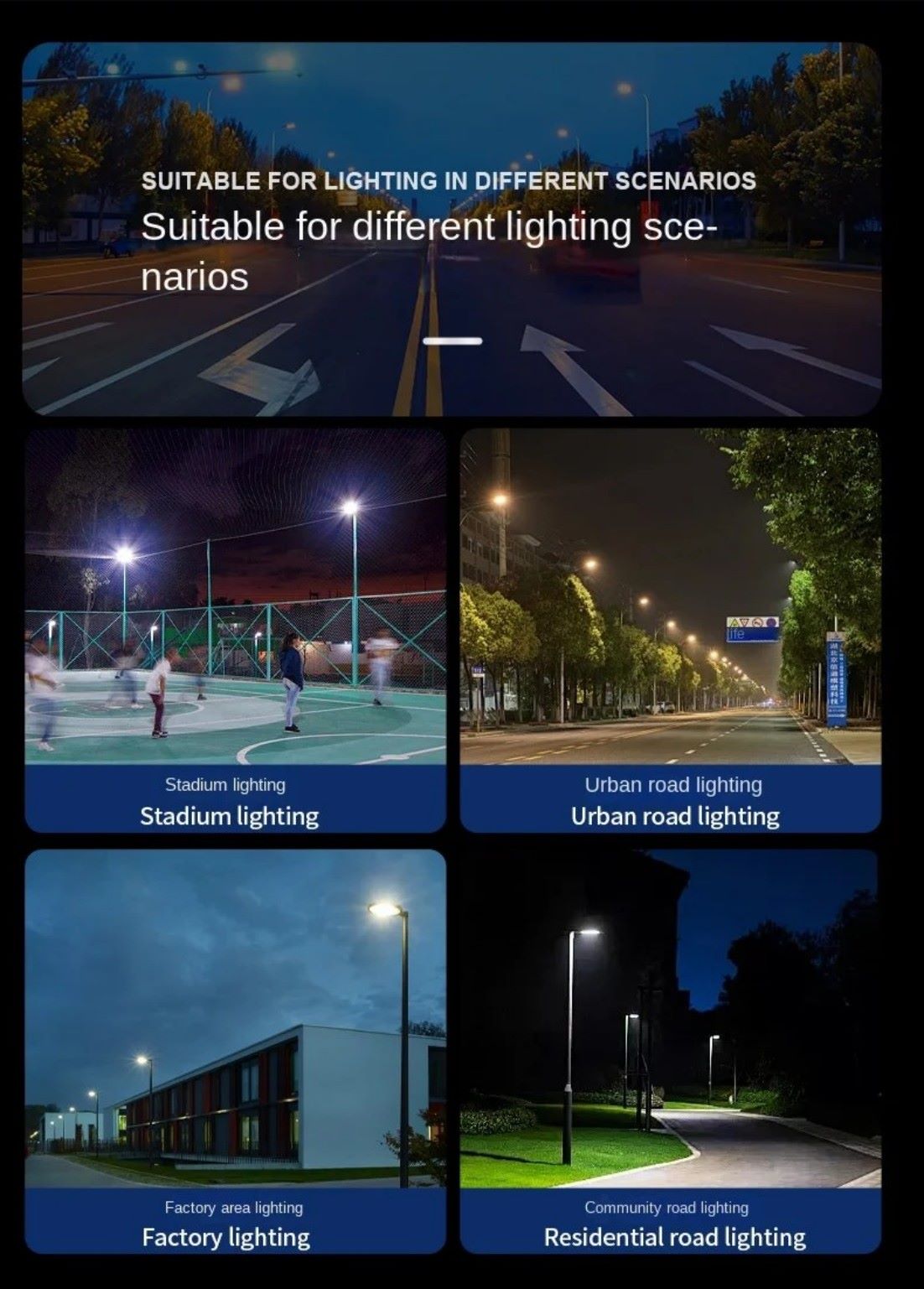 Commercial Lamp for Factory & Industrial Park Lighting