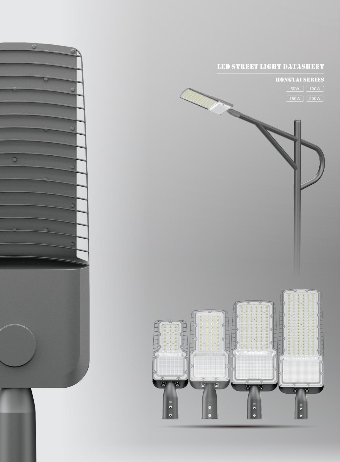 100W 150W 200W 0-10V Dimmable IP67 LED Street Light for Municipal Road Lighting