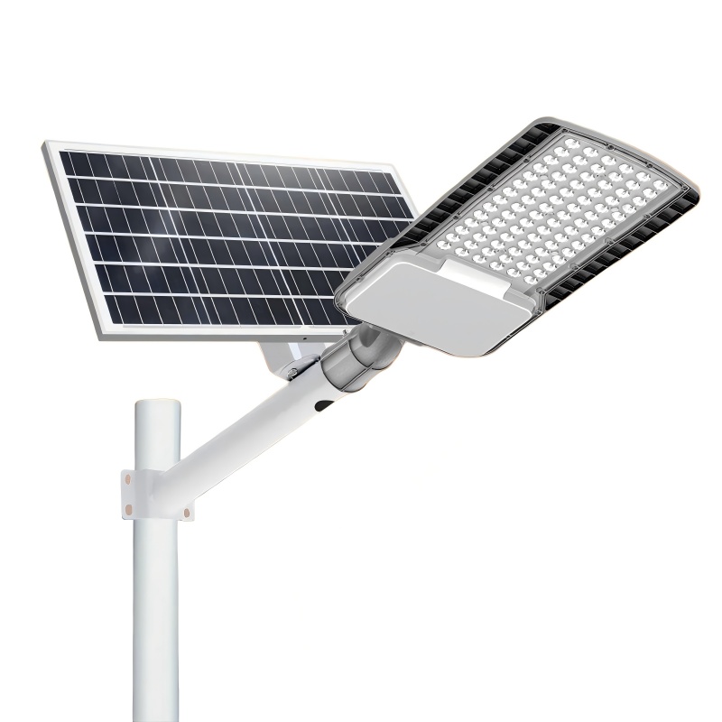 Off grid split solar outdoor lighting
