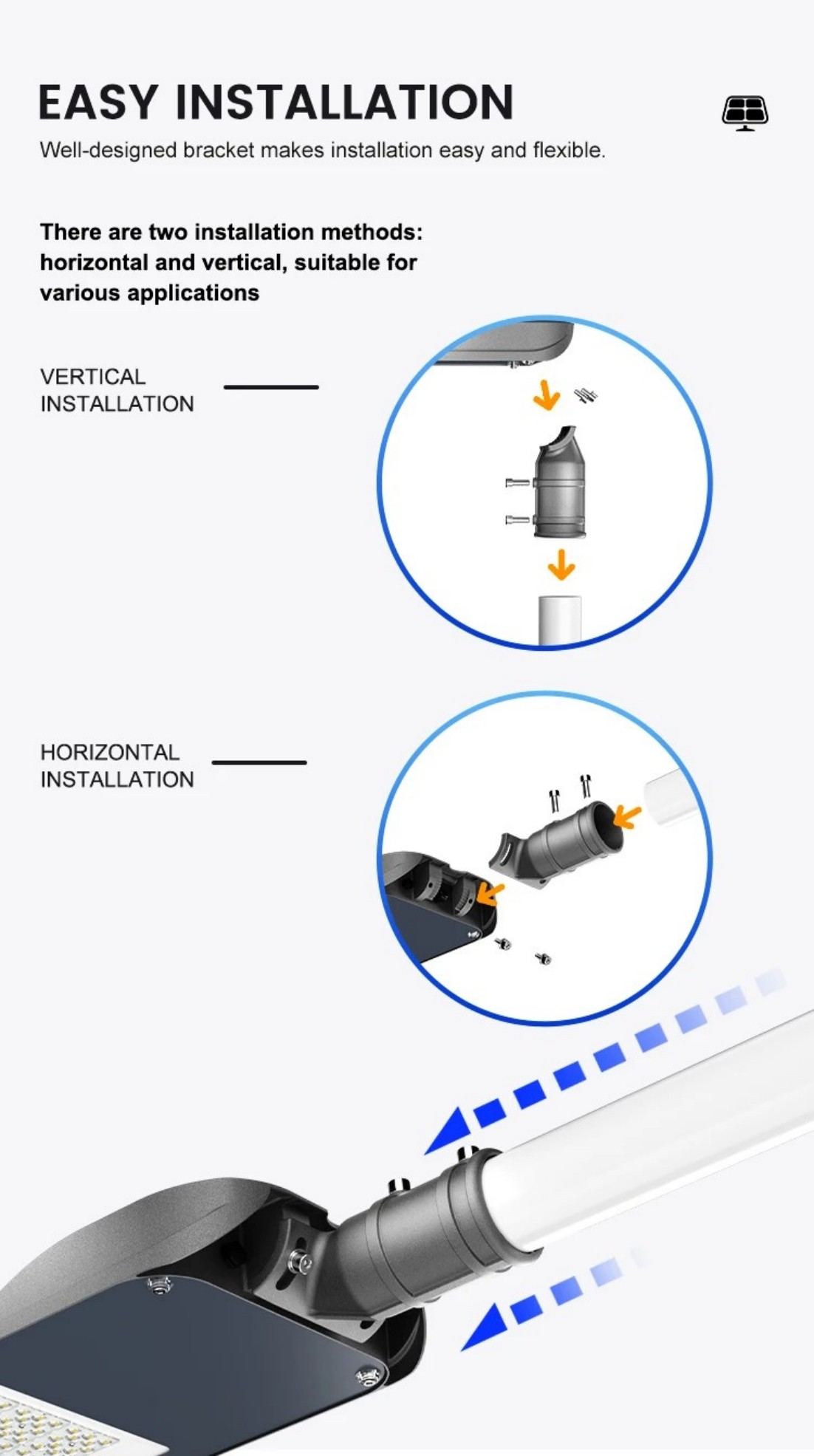 Factory OEM customized high lumen streetligh Factory OEM customized high lumen streetligh