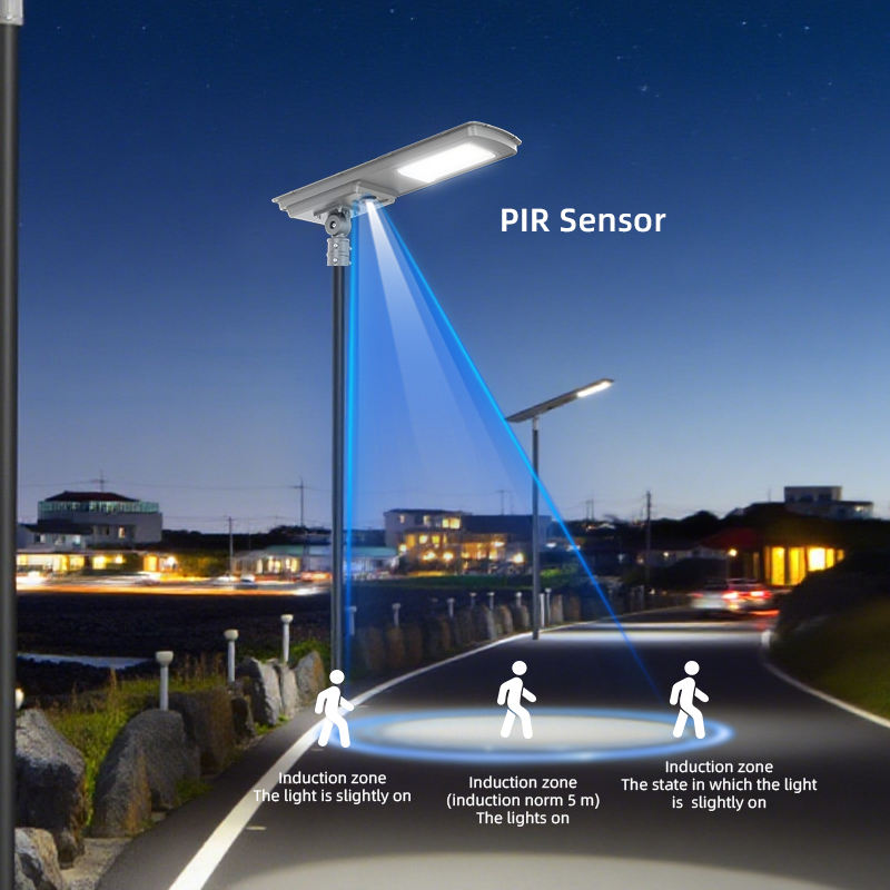 QH2 radar sensor LED solar street light