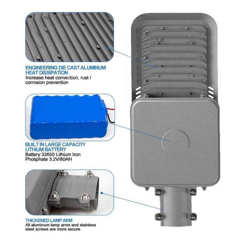 JD Waterproof Solar Street Light