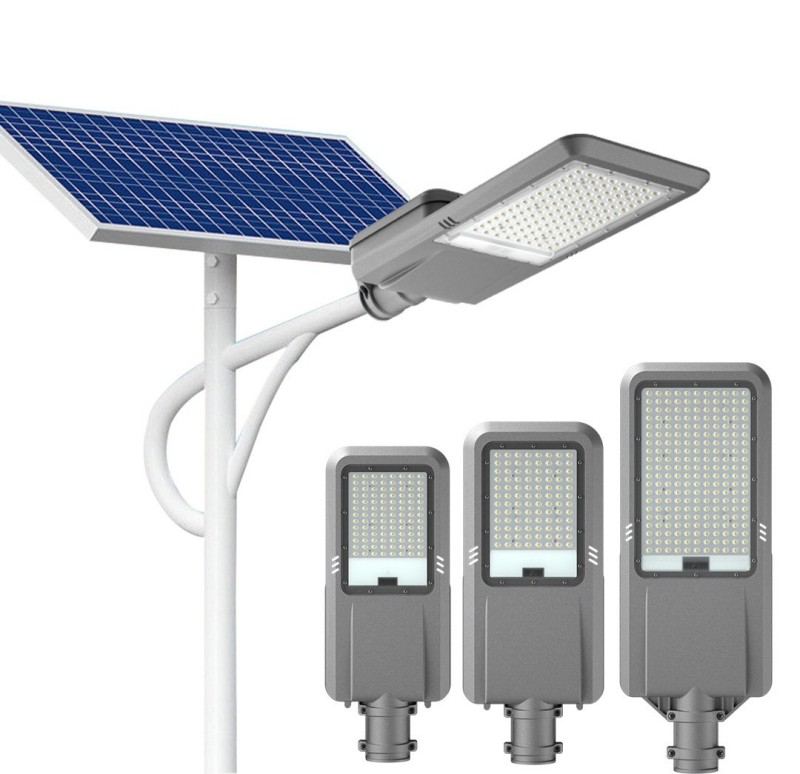 مصباح شارع LED يعمل بالطاقة الشمسية من JD Split، مزود ببطارية كبيرة، يوفر طاقة احتياطية طويلة الأمد في ظروف الأمطار، مثالي لمشاريع الطرق السريعة.