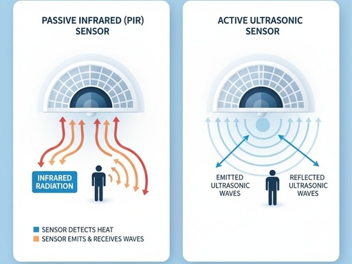 Working Principle: PIR Sensor vs Microwave Radar Sensor Working principle comparison between passive infrared PIR sensor and active microwave radar sensor for solar street lights
