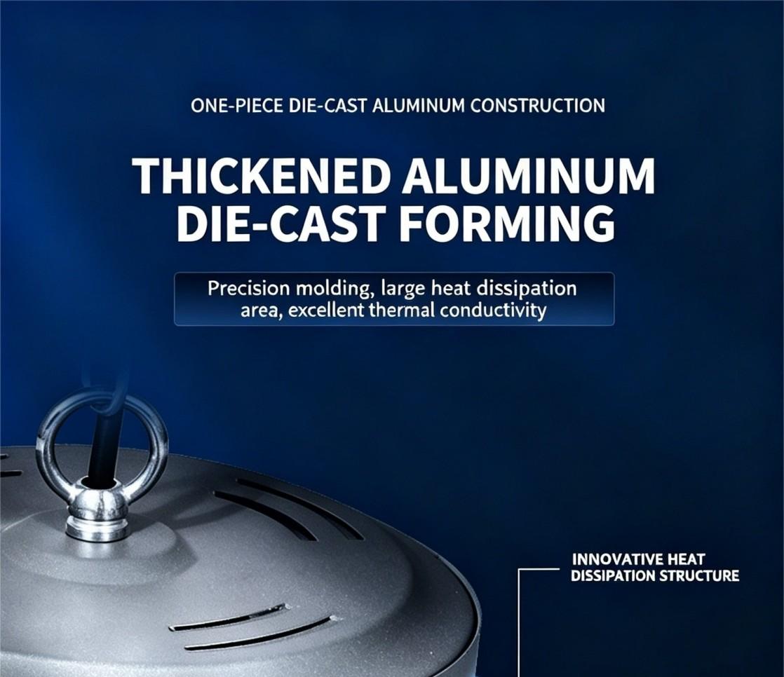 Low Glare UFO High Bay Light Die-cast Aluminum Industrial Lamp