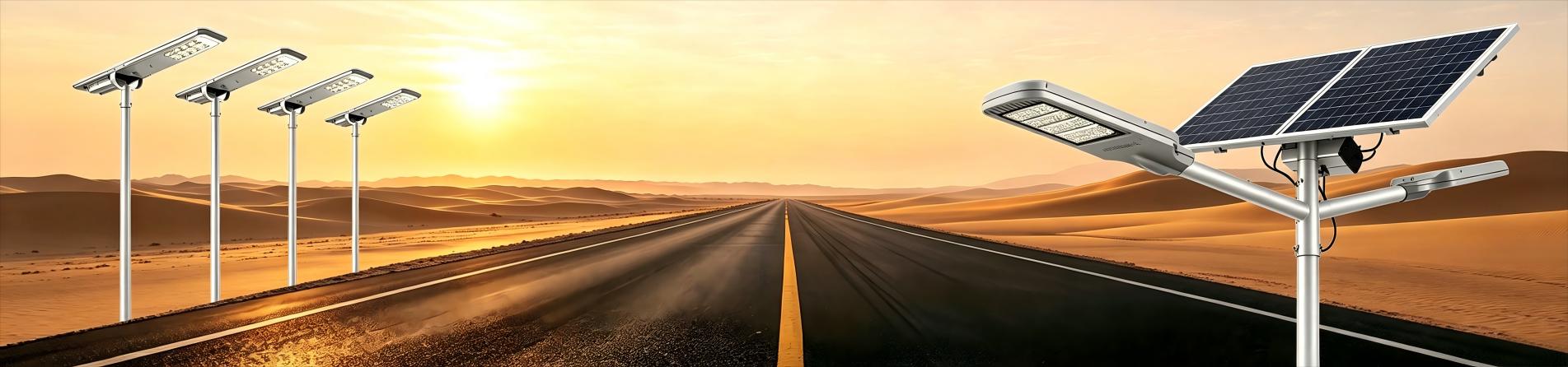مصباح شارع يعمل بالطاقة الشمسية متعدد الوظائف
