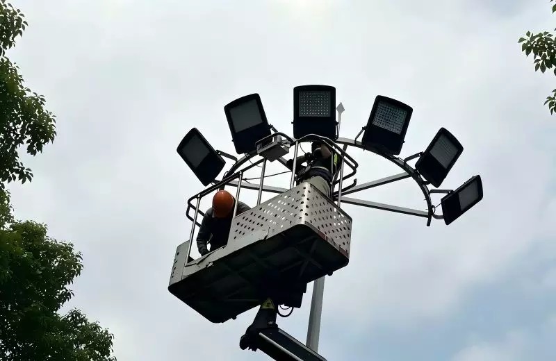 #7-A-Side Football Pitch LED Lighting Renovation